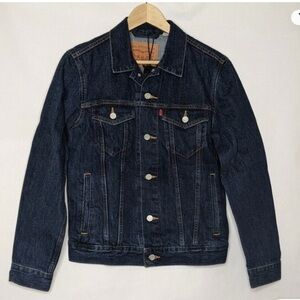 Levi's Women's Classic Dark Blue Jean Jacket